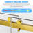 56-60 Inches W *76 Inches H Frameless Double Sliding Soft-Close Shower Door In Brushed Gold,3/8 Inches (10Mm) Thick SGCC Tempered Glass Door-119840440-120612119