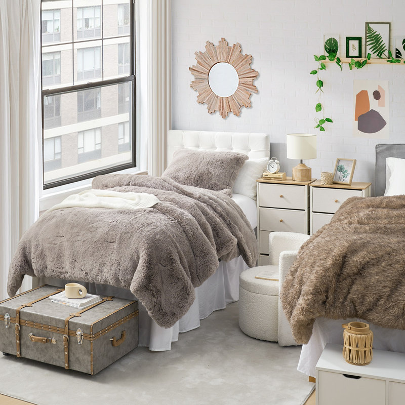 Ensemble d'édredon surdimensionné 1250 Chunky Bunnies Coma, Édredon simple extra long + 1 taie décorative