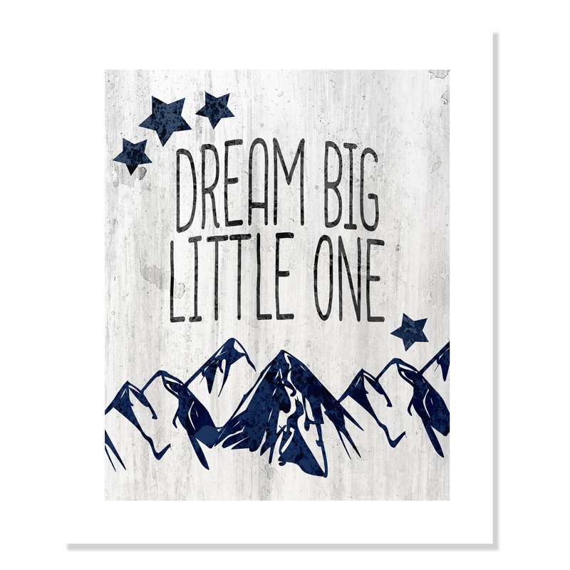 Adhésif décoratif «Dream Big Little One», H 24 po x l 20 po x P 1 po, Papier