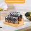 Bamboo Spice Rack Organizer For Cabinet 3 Tier Countertop Step Spice Shelf
