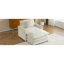 Meuble de salon beige en velours côtelé avec coussins amovibles modernes à deux couches-1877244133