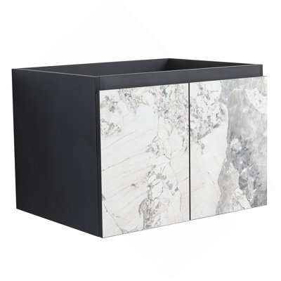 24'' Floating Wall-Mounted Bathroom Vanity With Ceramics Sink