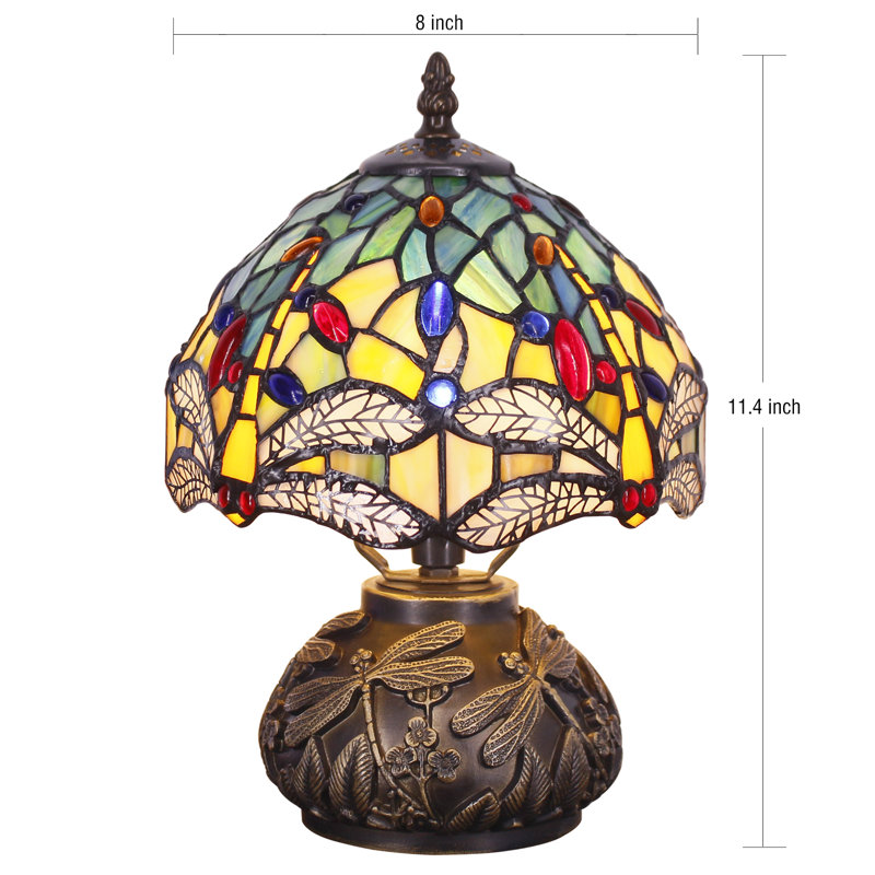 Petite lampe de table Tiffany, Jaune