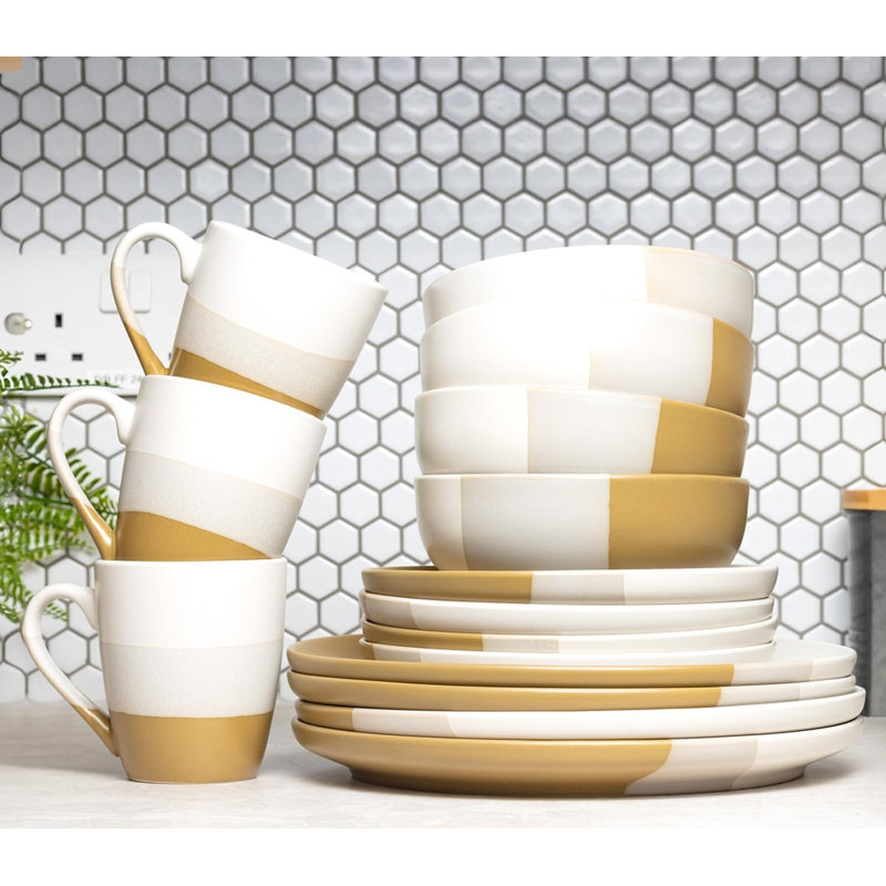 Stoneware Dinnerware - Service for 4