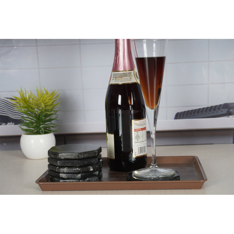 Marble 6 Piece Coaster Set