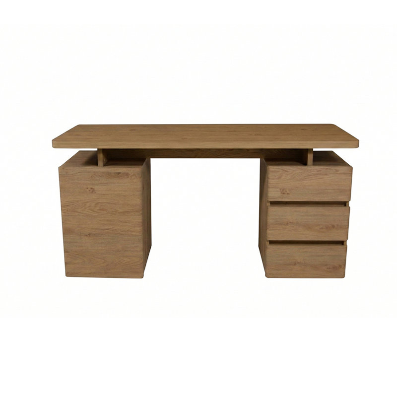 Hollice Modular Writing Desk, Montana Oak