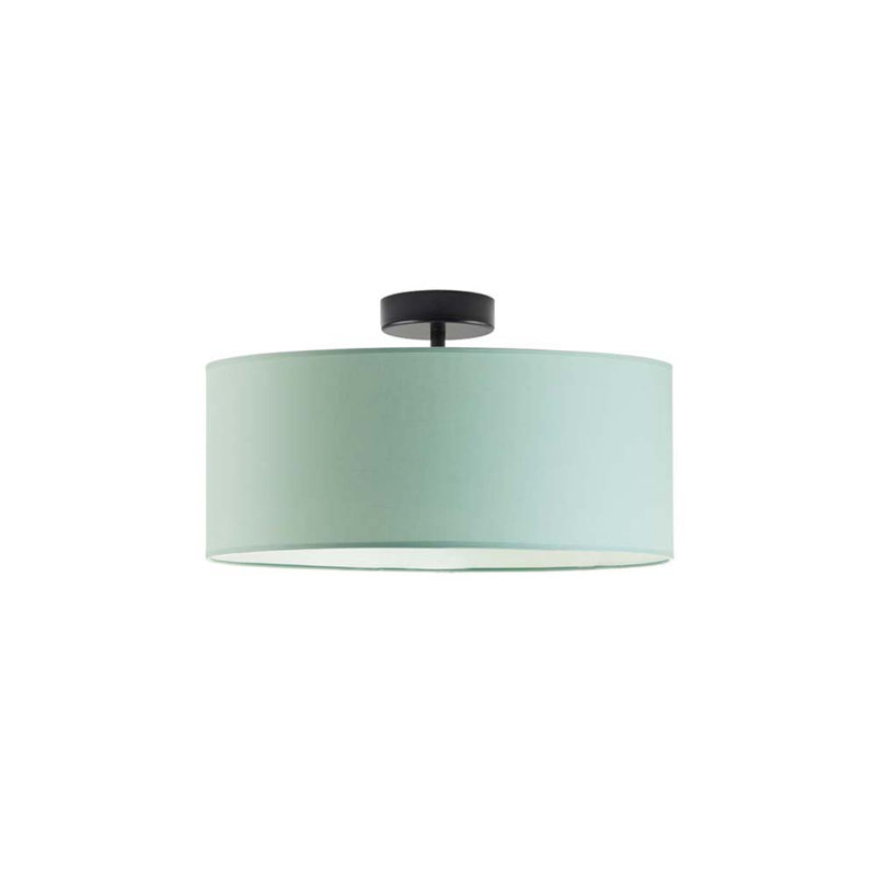 Audriona Semi Flush Mount, Black, 30cm H x 40cm W x 40cm D, Mint