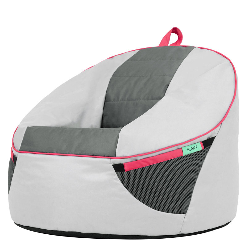 Alpha Kids Gaming Bean Bag Childrens Beanbag, Grey