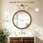 Miroir rond brun pour cadre mural-516049290