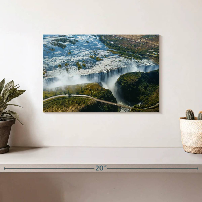 Rideau d'eau Alvord Victoria Falls, H 8 po x l 12 po