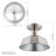 Plafonnier semi-encastré 1 lumière Barnston-854668854
