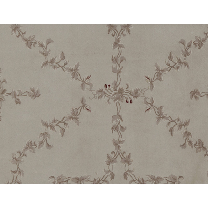 Handmade Silk and Wool Area Rug