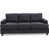 Microfibre noire / microsuède sélectionné