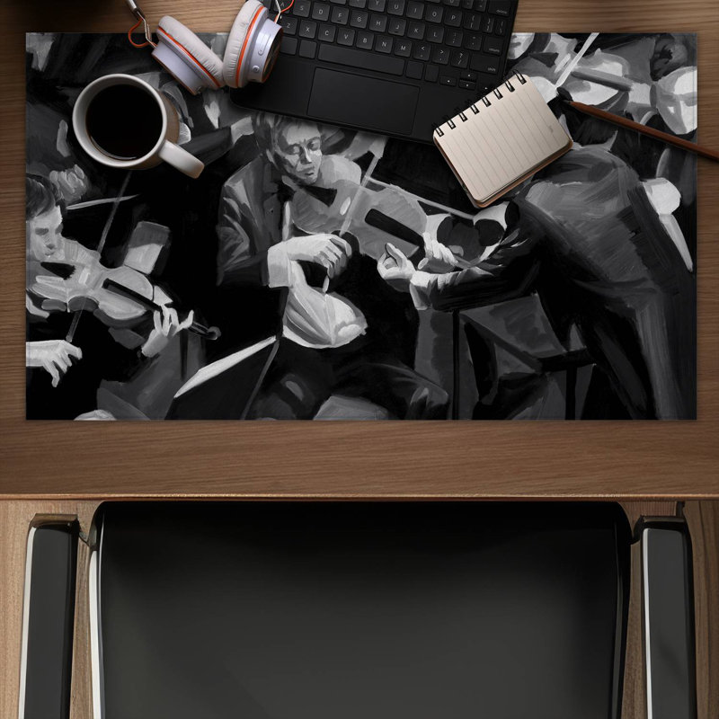 Symphony orchestra performing - 14.00"x24.25" Desk mat