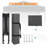 6 Ft. W x 4 Ft. D Steel Pop-Up Canopy with Sunwall-96906428