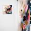 Kiaja - Peinture abstraite coup de pinceau IV - Rideau moderne - Velours obscurcissant - 1 panneau-2120354889