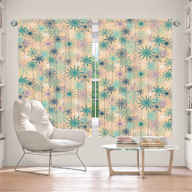 Paire de rideaux obscurcissant en polyester Emlyn, L 40 po x L 52 po