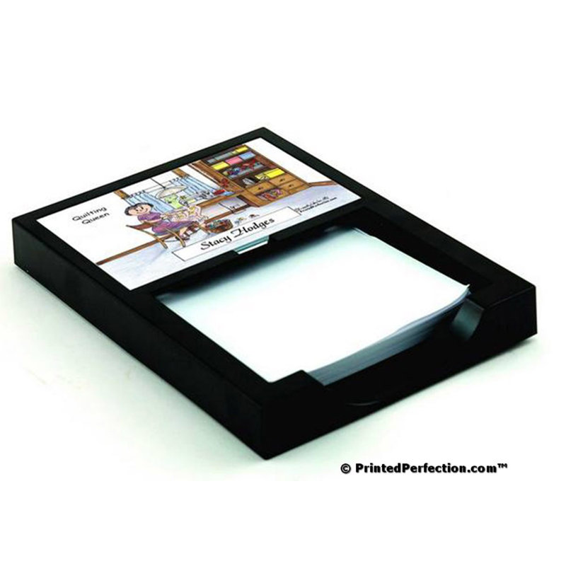 Personalized Sewing, Seamstress, Quilter Memo Holder with 100 Sheets of Memo Paper, Yes