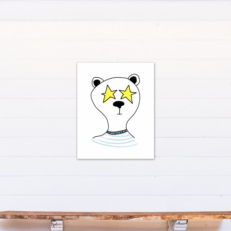 Art sur toile panda superstar Spears, H 30 po x l 24 po x P 1,25 po, Toile tendue