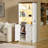 68.9'' H x 29.5"W Wood Storage Bookcase whit Light-1732192521