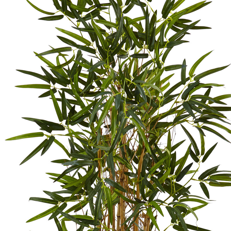 54'' Faux Bamboo Tree in Wood Planter