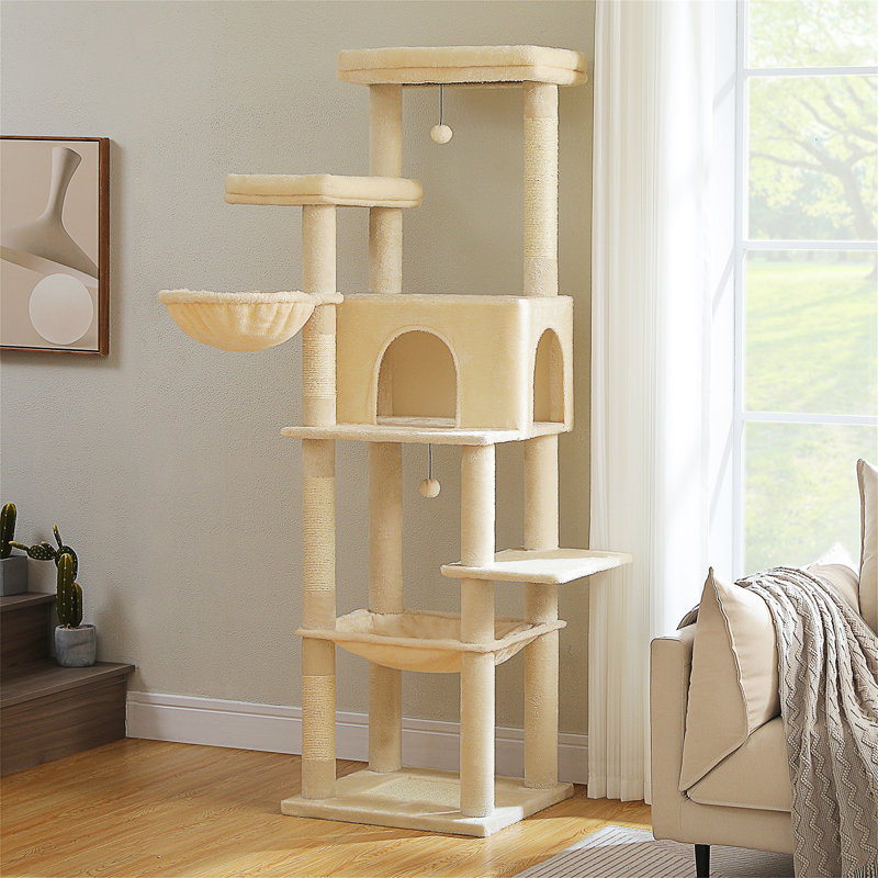Arbre à chat, Beige