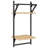 vidaXL Wall Shelves with Bars Floating Storage Display Shelf-317282920