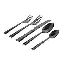 Skandia Opera Gunmetal 20-Piece 18/0-Stainless Steel Flatware Set