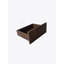 Table de chevet en bois avec 2 tiroirs