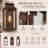 Antique Bronze Outdoor Wall Lantern