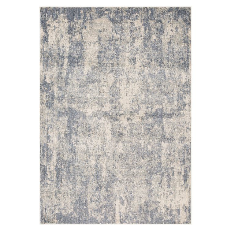 Tapis abstrait gris fait à la machine