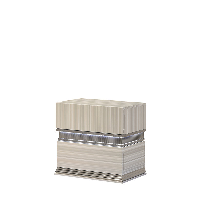 Table de chevet 2 tiroirs Leonor
