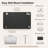 Leyat Modern Rectangle Metal Frame Wall Mirror for Bathroom-1133631103-1133631092