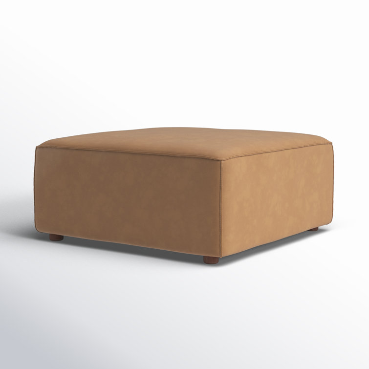 FORM OTTOMAN SONORAN TAN LEATHER