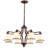 8-light Steel Dimmable Classic / Traditional Chandelier-1126859432
