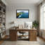 Paysage et nature Cliffside Coastline Ocean Waves Paysage de montagne ciel nuageux Green Hills-112833717