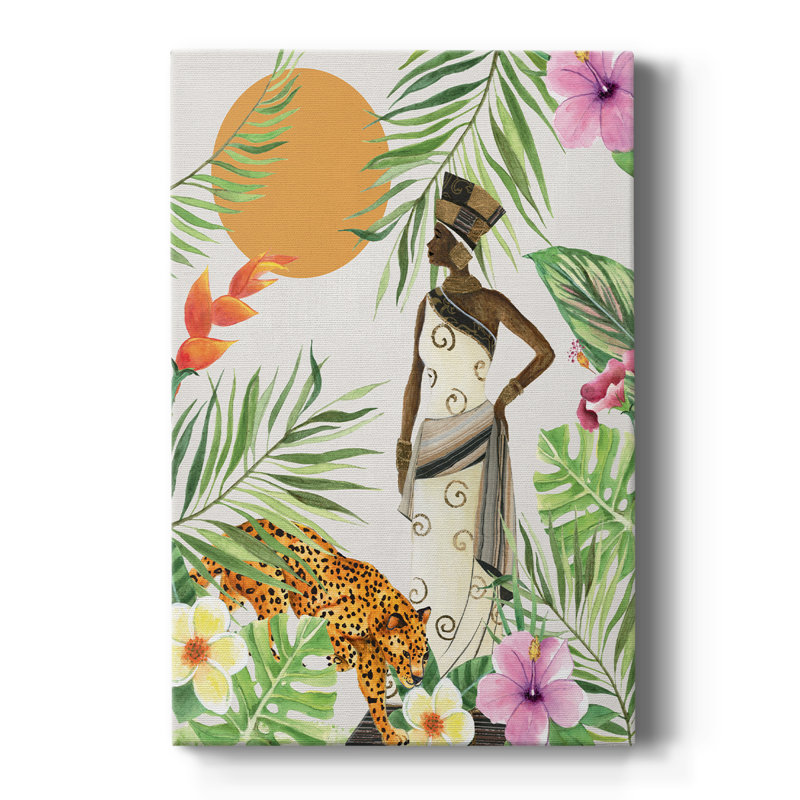 Feline Tropics II - galerie sur mesure, H 18 po x l 12 po