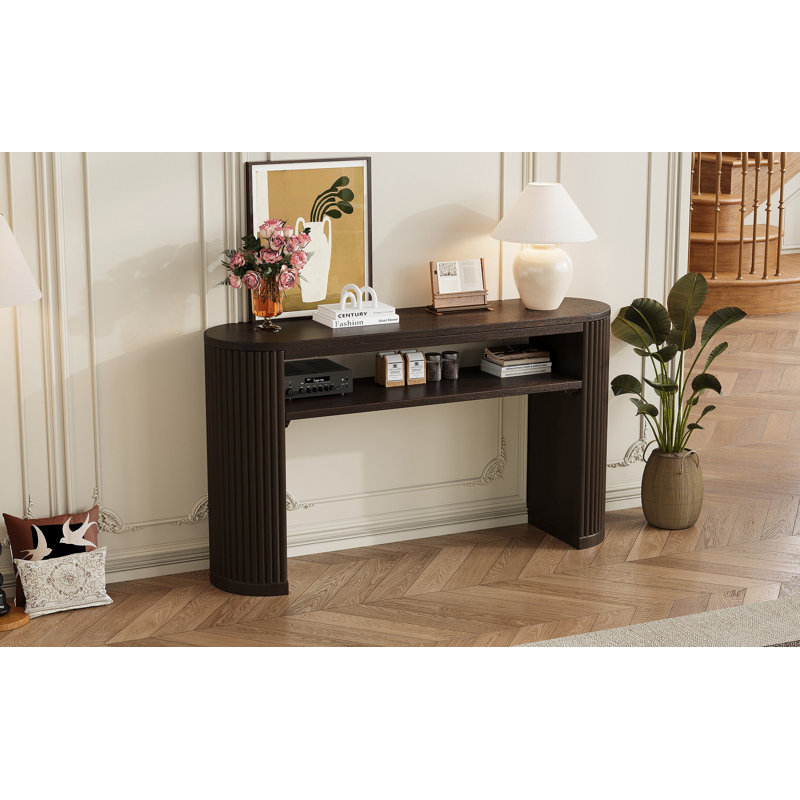 Console Rustic, Espresso, Espresso, Espresso