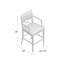 Los Altos Upholstered Stool-47535117