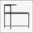 Modern 2-tier Coffee Table with Wood Storage Shelf and Stylish Design-314973764