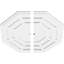 Médaillon de plafond contemporain en PVC Westin-36079424