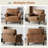 Winado 40'' W  Classical Single Sofa In Rust
