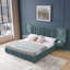 Upholstered Bed Frame With Headboard-135853625-135853627