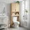 Armoire de toilette 3 portes à 3 niveaux