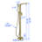 Floor Tub Spout with Diverter-57534002