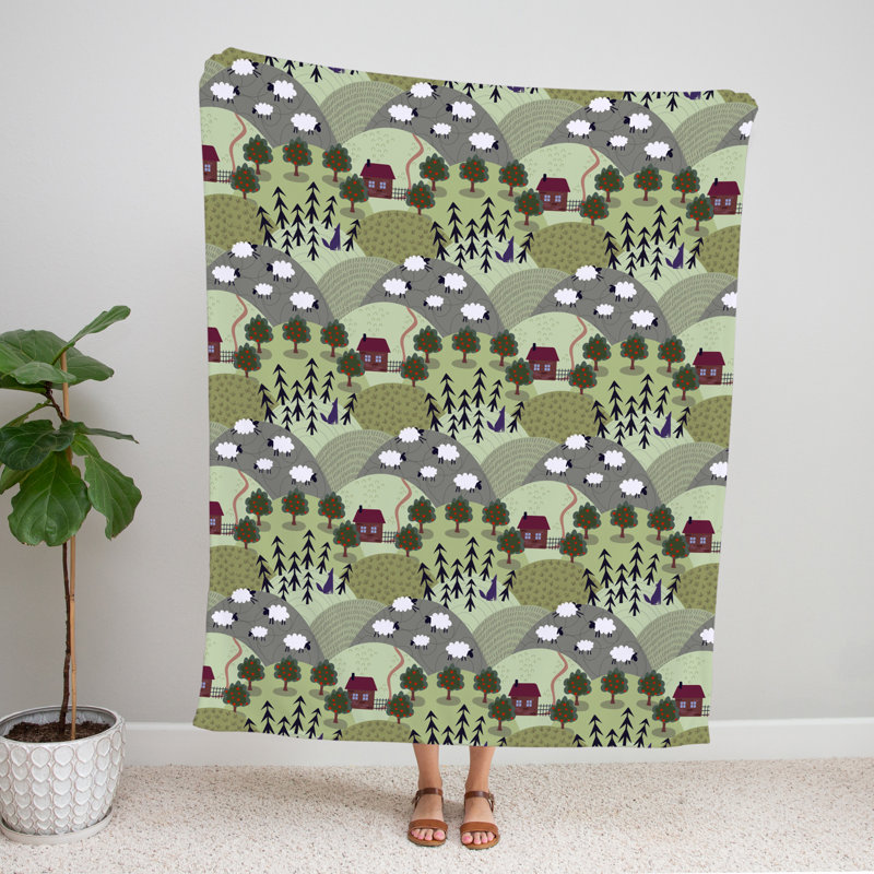 Throw Blanket, 51" W x 60" L