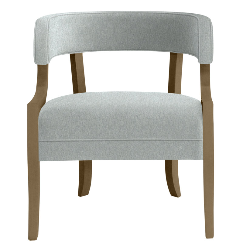 Thom Filicia Home 25"Otisco Chair, Ian Haze, Hampton