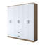 Harelda 6 Door Manufactured Wood Wardrobe-1545135081