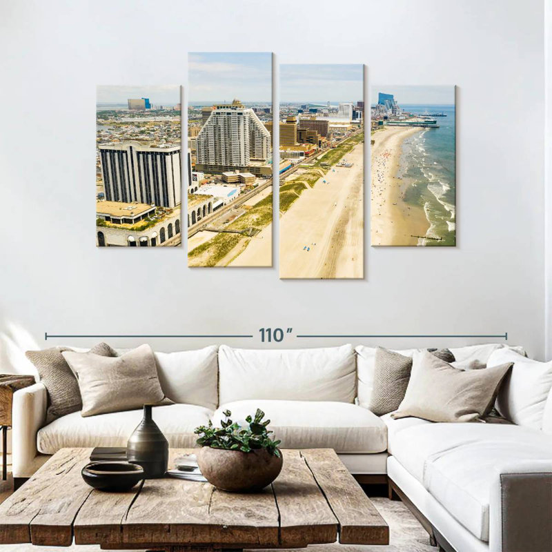 Nicci Atlantic City Coast, 54" H x 84" W