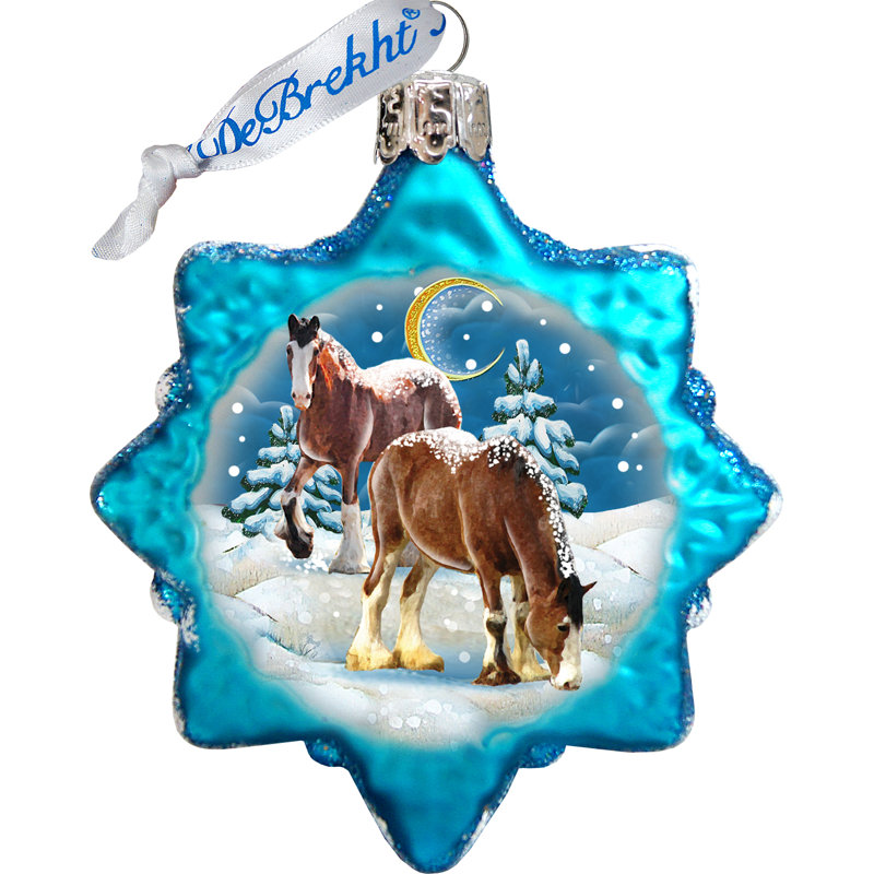Keepsake 2'' Handmade Glass Holiday Shaped Ornament